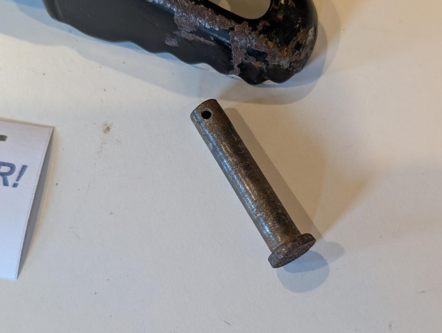 Yamaha DT175MX 2K4 Fussraste rechts vorne inkl. Feder und Bolzen, gebraucht