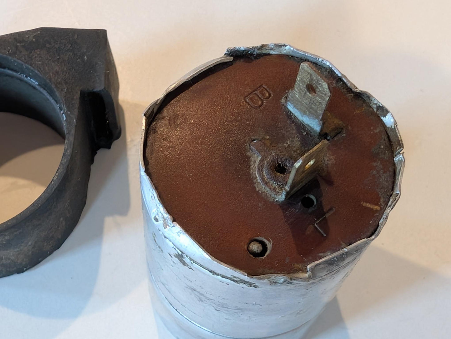 Yamaha DT175MX 2K4 Blinkerrelais 6V inkl. Gummihalter, gebraucht