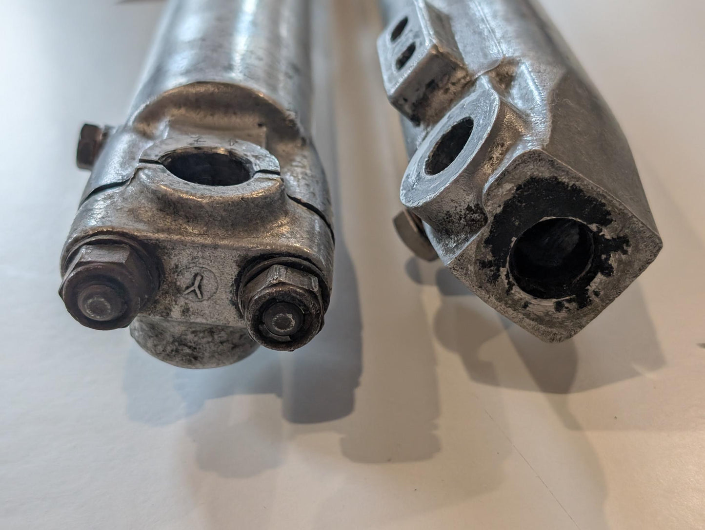 Yamaha DT175MX 2K4 Standrohre Gabel Tauchrohre Stoßdämpfer, gebraucht