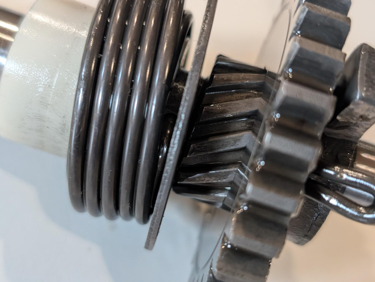 Yamaha DT175MX 2K4 Anlasserfreilauf Anlasserwelle Kickstarterwelle, gebraucht