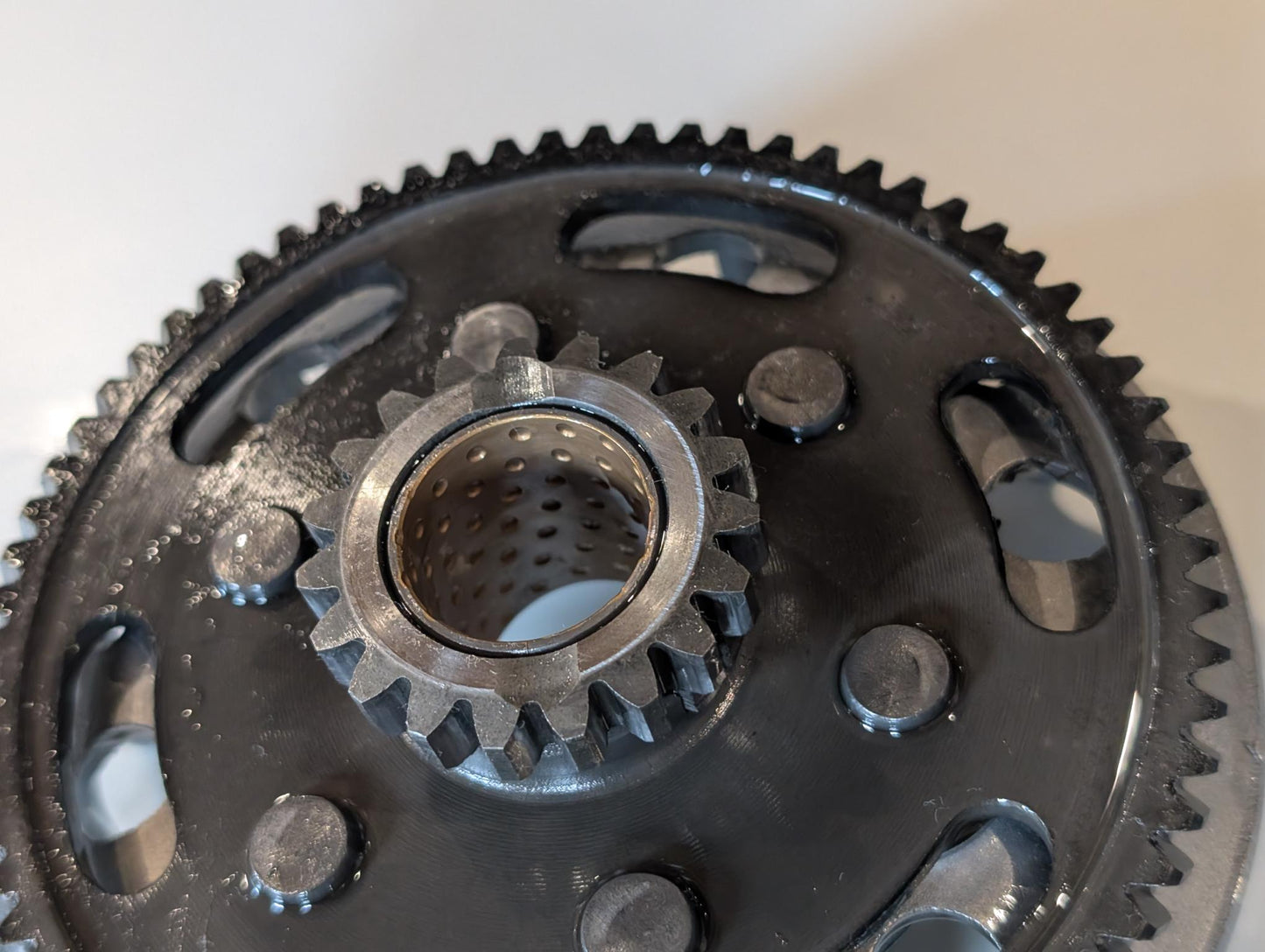 Yamaha DT175MX 2K4 Kupplungskorb Primärantrieb Druckplatte Kupplung, gebraucht