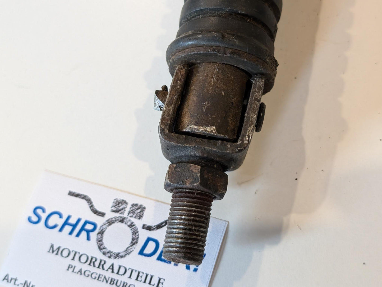 Yamaha DT175MX 2K4 Fussraste Fussrastenhalter hinten, gebraucht