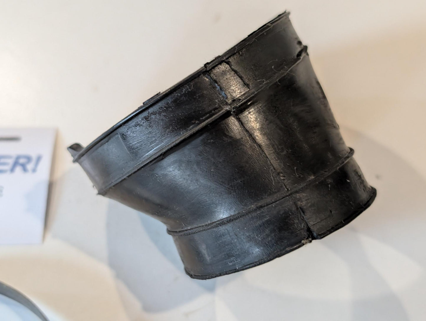 Yamaha DT175MX 2K4 Ansaugrohr Luftfilter 2A7 mit Schellen, gebraucht