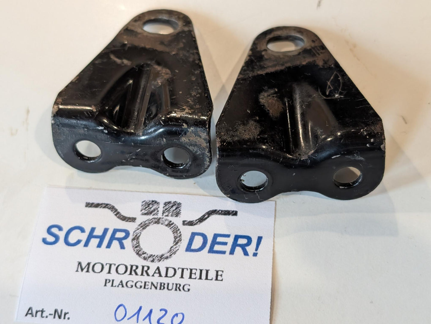 Yamaha DT175MX 2K4 Haltewinkel Haltebleche Sitzbank, gebraucht