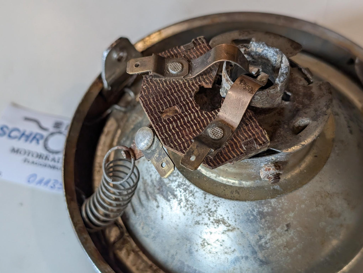 Yamaha DT175MX 2K4 Scheinwerfer mit Chromring, gebraucht