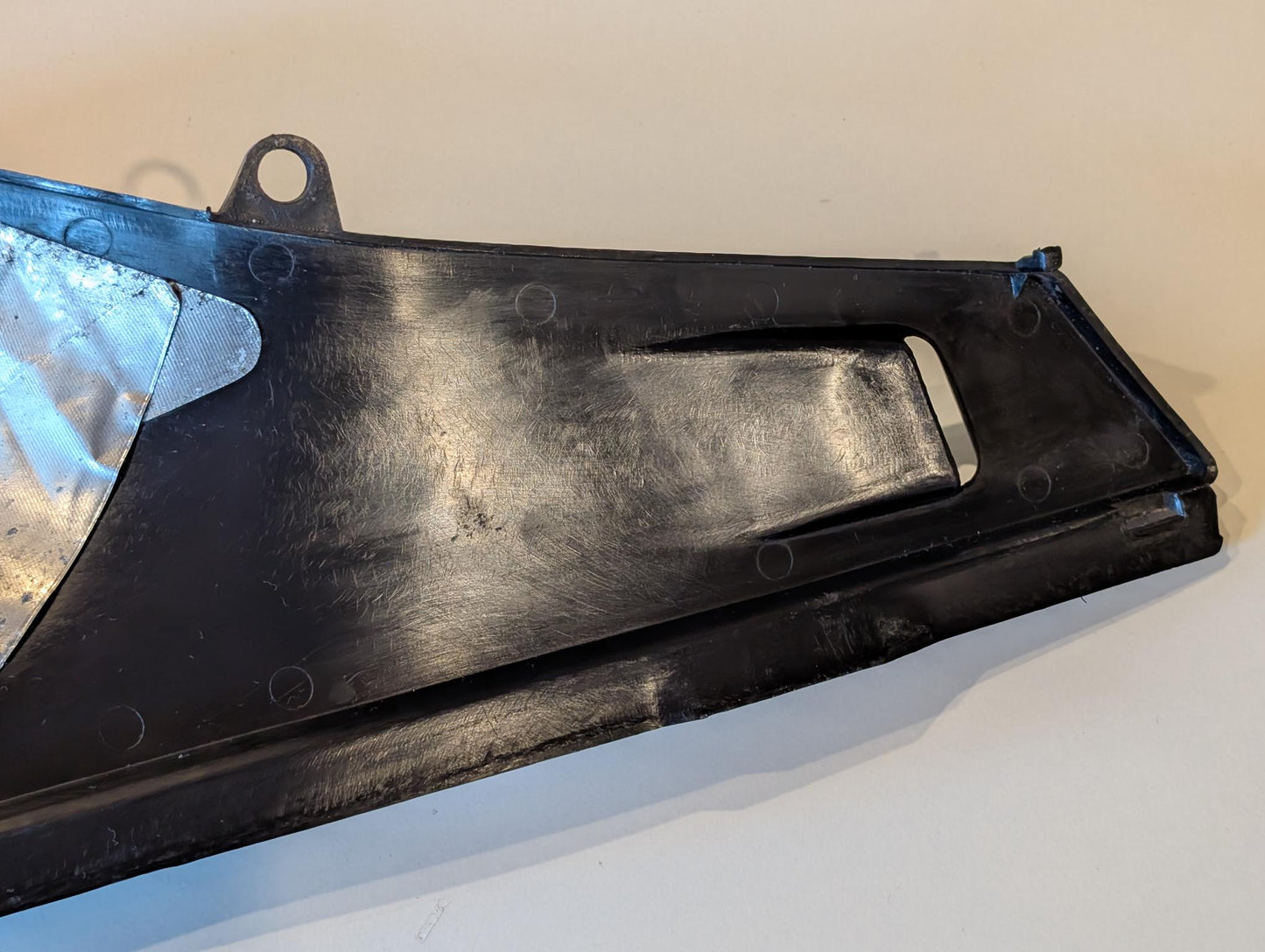 Yamaha XT600E 3TB 3UW Seitendeckel Seitenverkleidung schwarz rechts 3TB-21721, gebraucht