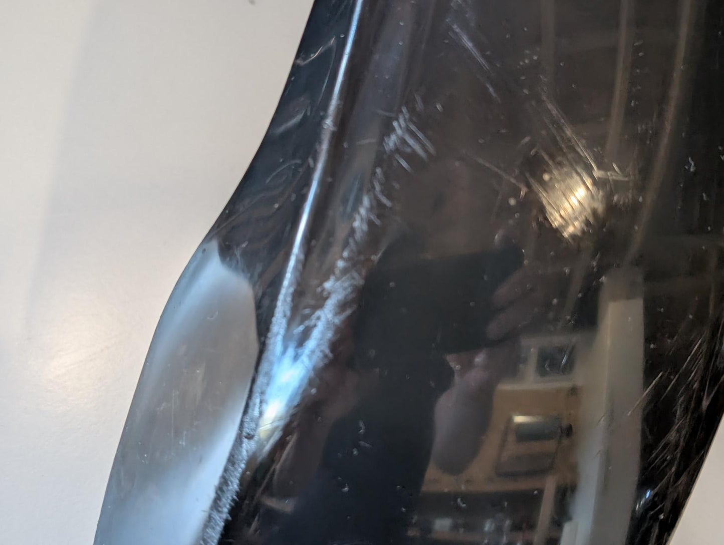 Yamaha XT600E 3TB 3UW Kotflügel Schutzblech Spritzschutz vorne schwarz 3TB-21511 3TB-21521-00, gebraucht