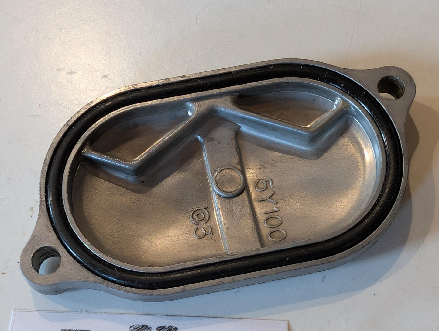 Yamaha XT600E 3TB 3UW Ventildeckel Einlassseite mit Schrauben 5Y1-11187-00, gebraucht