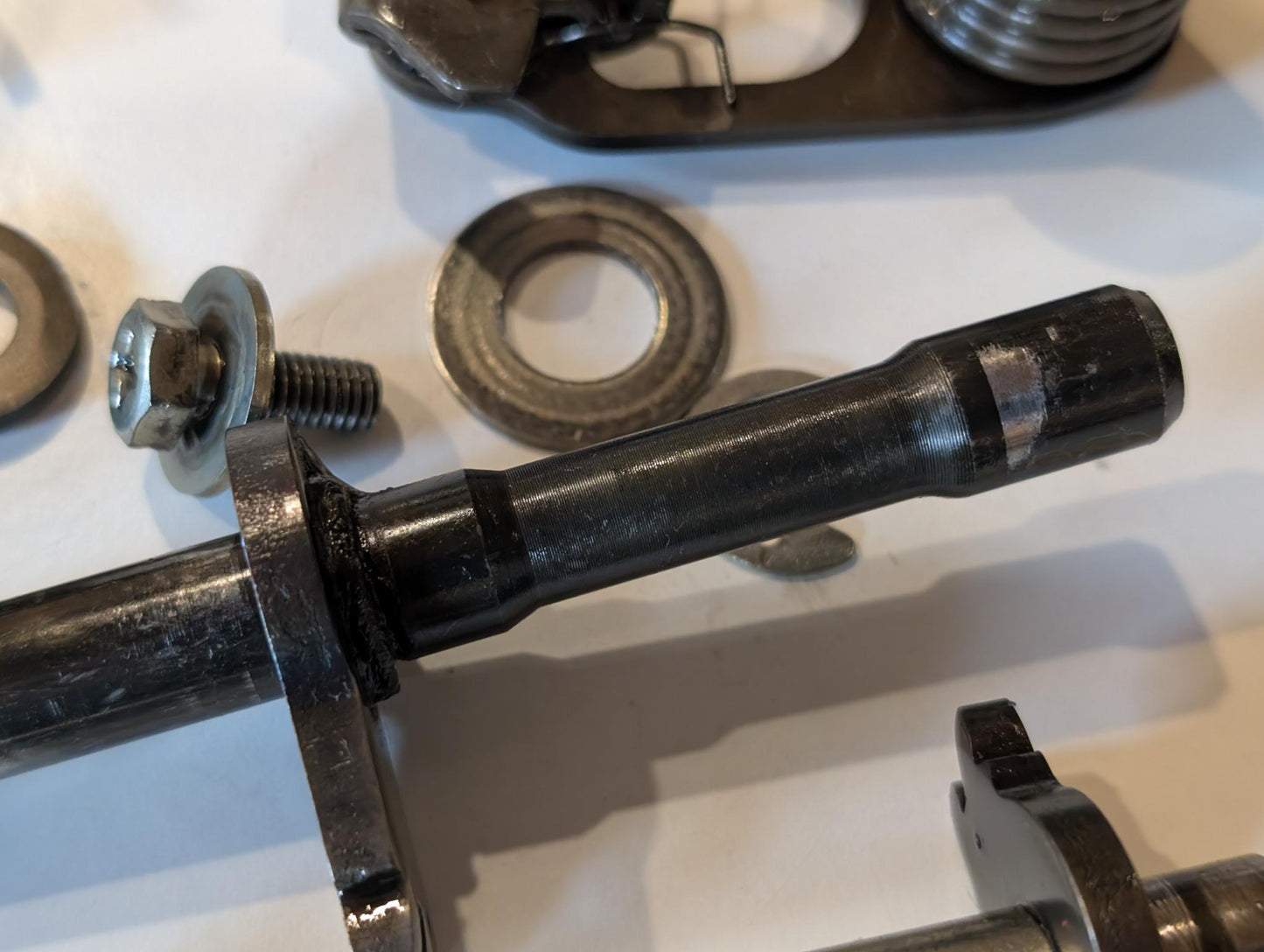 Yamaha XT600 43F Schaltwelleneinheiten 43F-18102-01 5Y1-18101-01 Schalthebel 34K-18120-00 Anschlaghebeleinheit 34K-18140-00 gebraucht