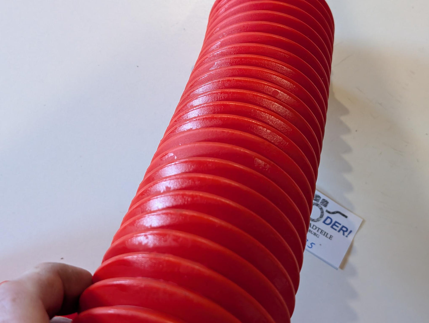 Yamaha XT600 43F 2KF Paar Polisport Faltenbälge Zubehör 41mm oben 57mm unten rot gebraucht