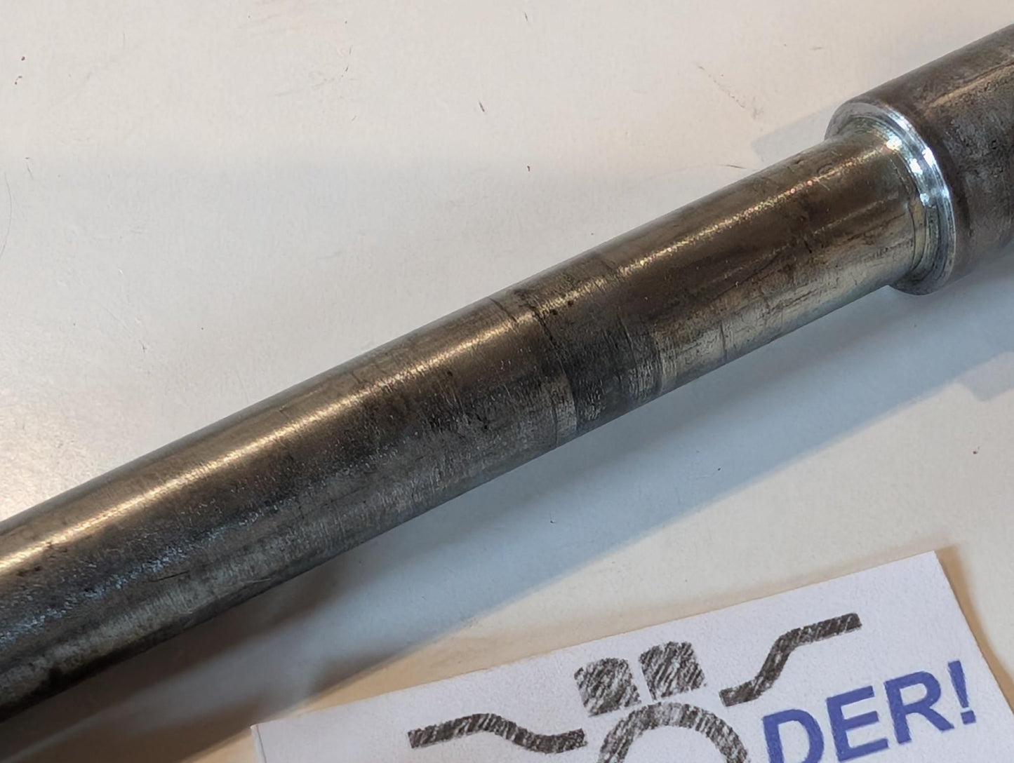 Yamaha XT600 43F Achse Vorderrad Radachse vorne 43F-25181-00 Scheibe 90201-15785 Mutter 90171-14029 gebraucht