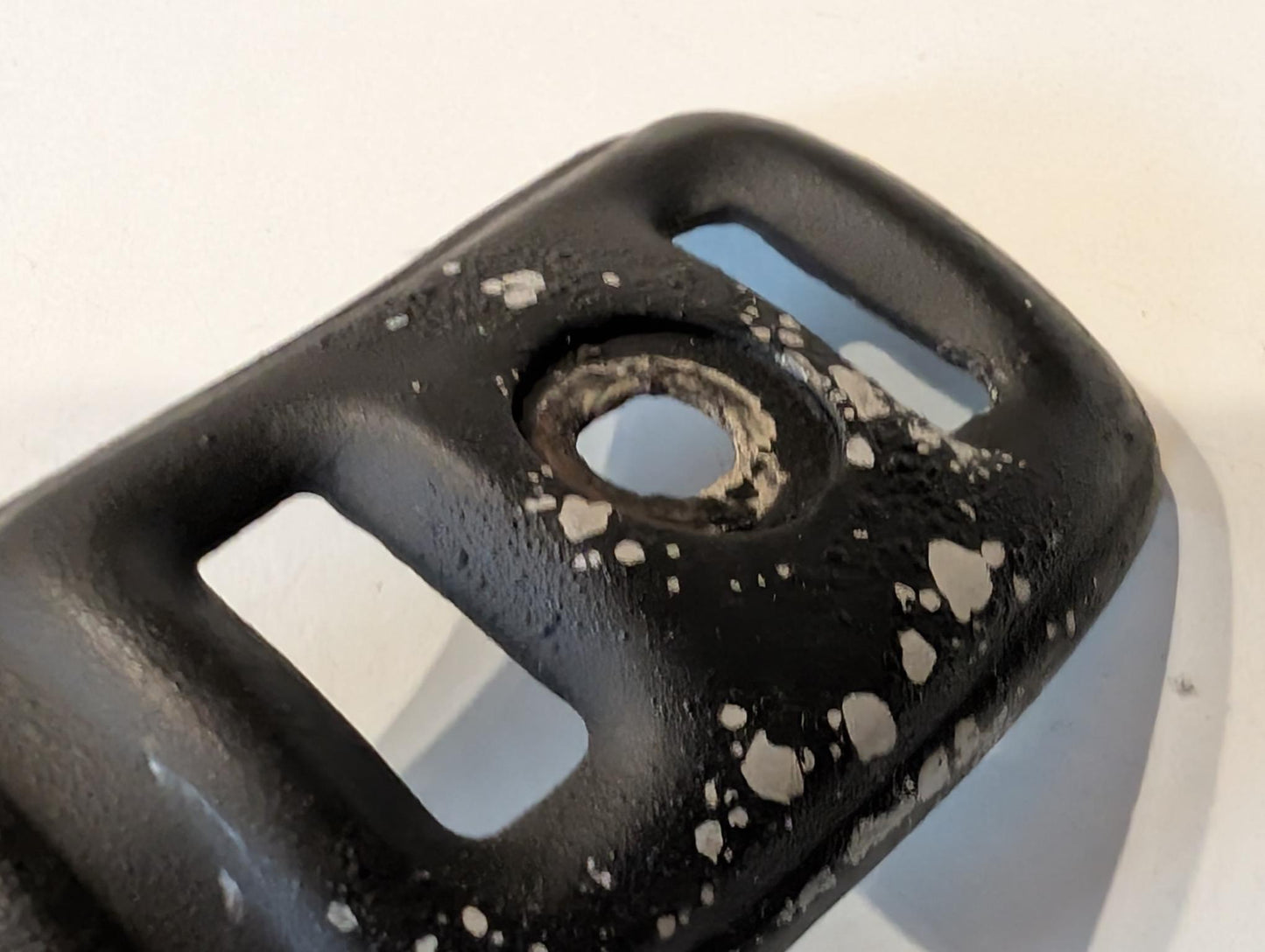 Yamaha XT600 43F Hitzeblech 34K-14628-00 Hitzeschutz Krümmer Auspuff, gebraucht