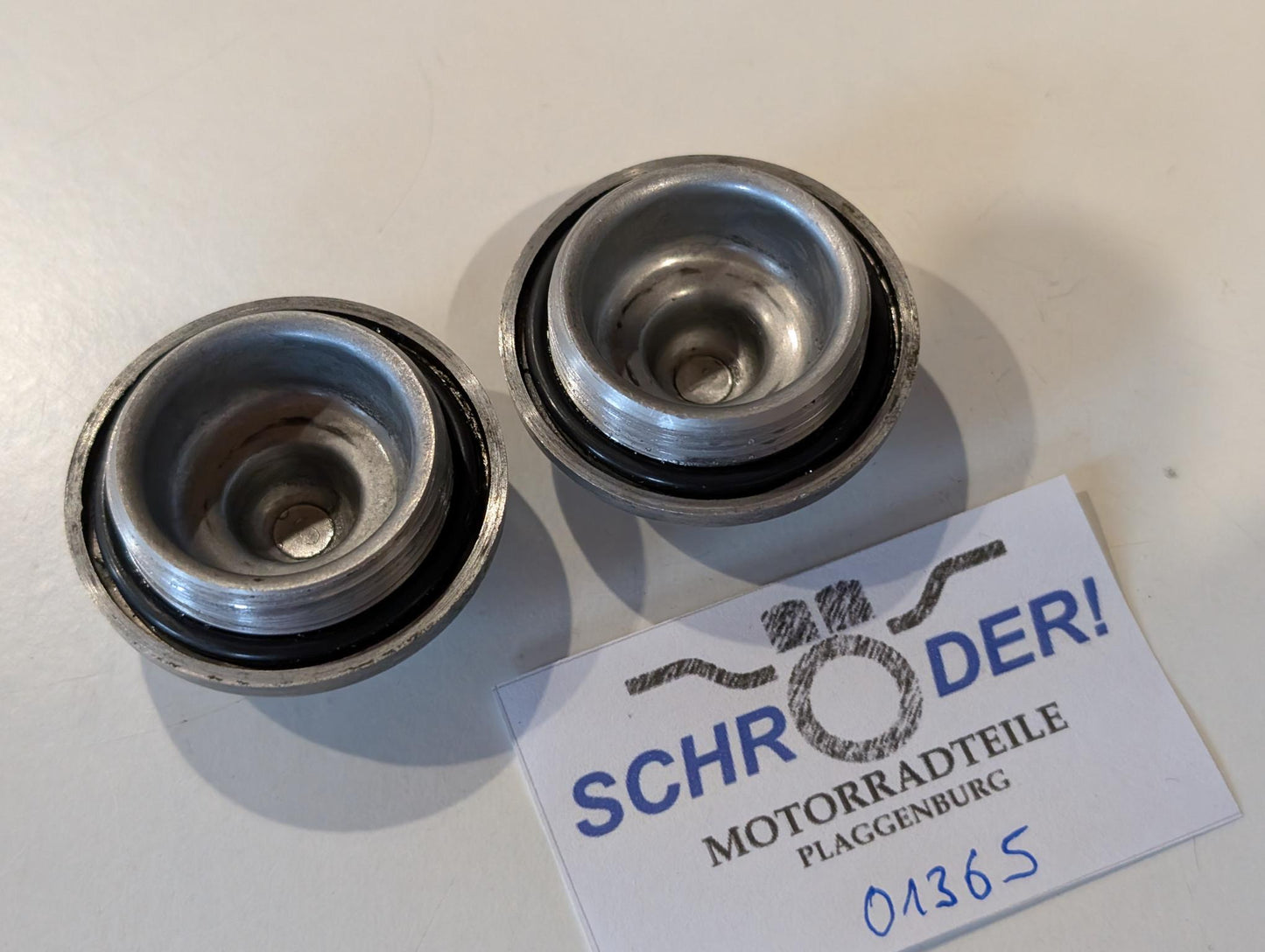 Yamaha XT600 43F Paar Ventildeckel Auslassseite 1H2-11186-00 gebraucht