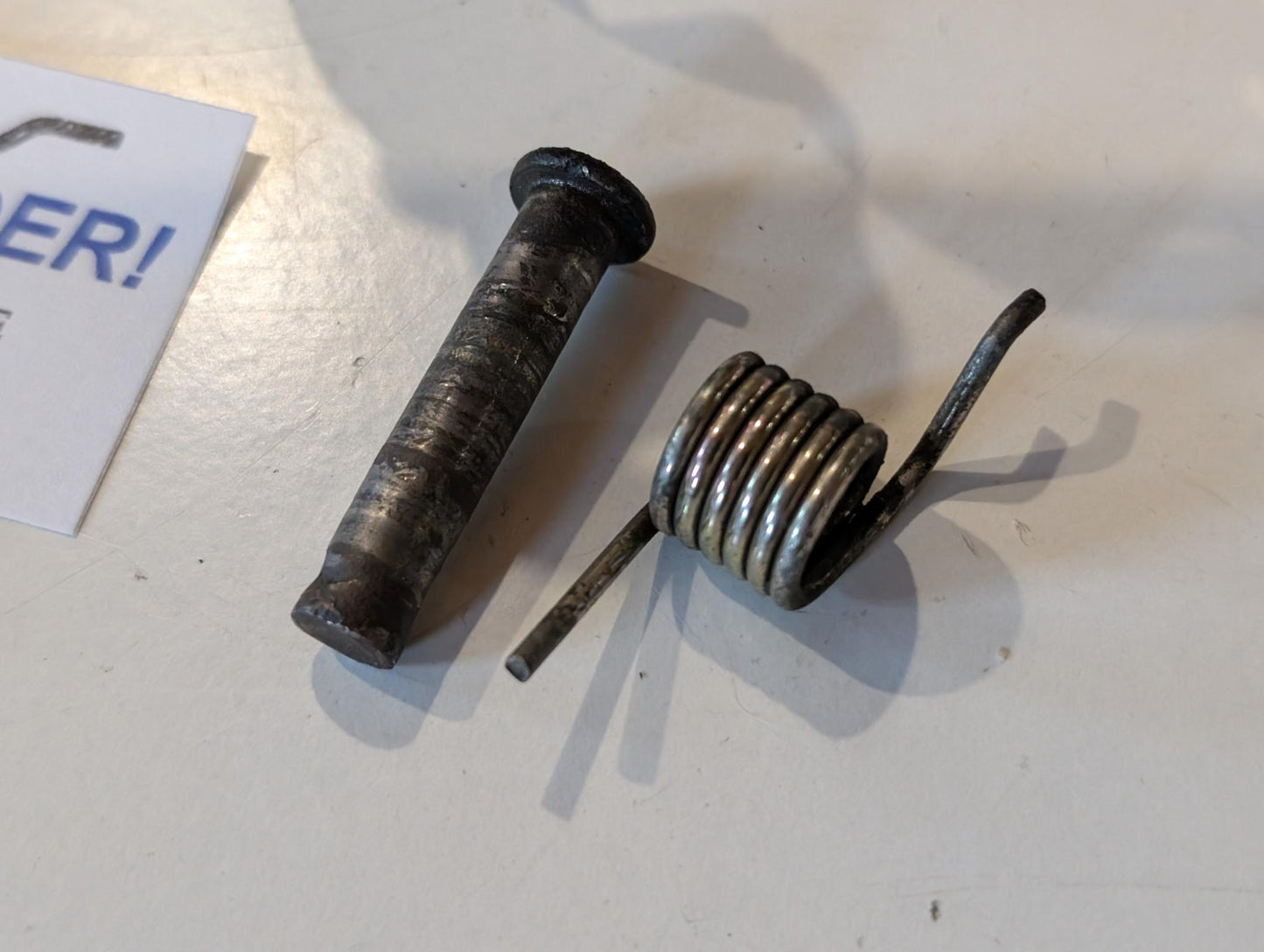 Yamaha XT600 43F Fussrastenhalter vorne rechts Konsole Bremshebel 34L-27422 gebraucht