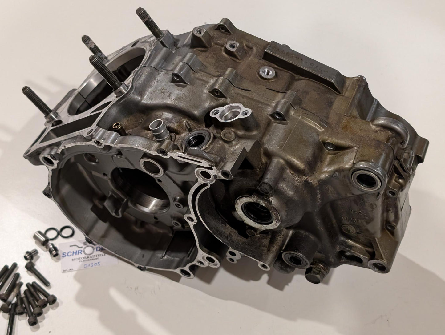 Yamaha XT600E 3TB 3UW Kurbelgehäuseeinheit 3DS-15100-00 Kurbelwellengehäuse gebraucht