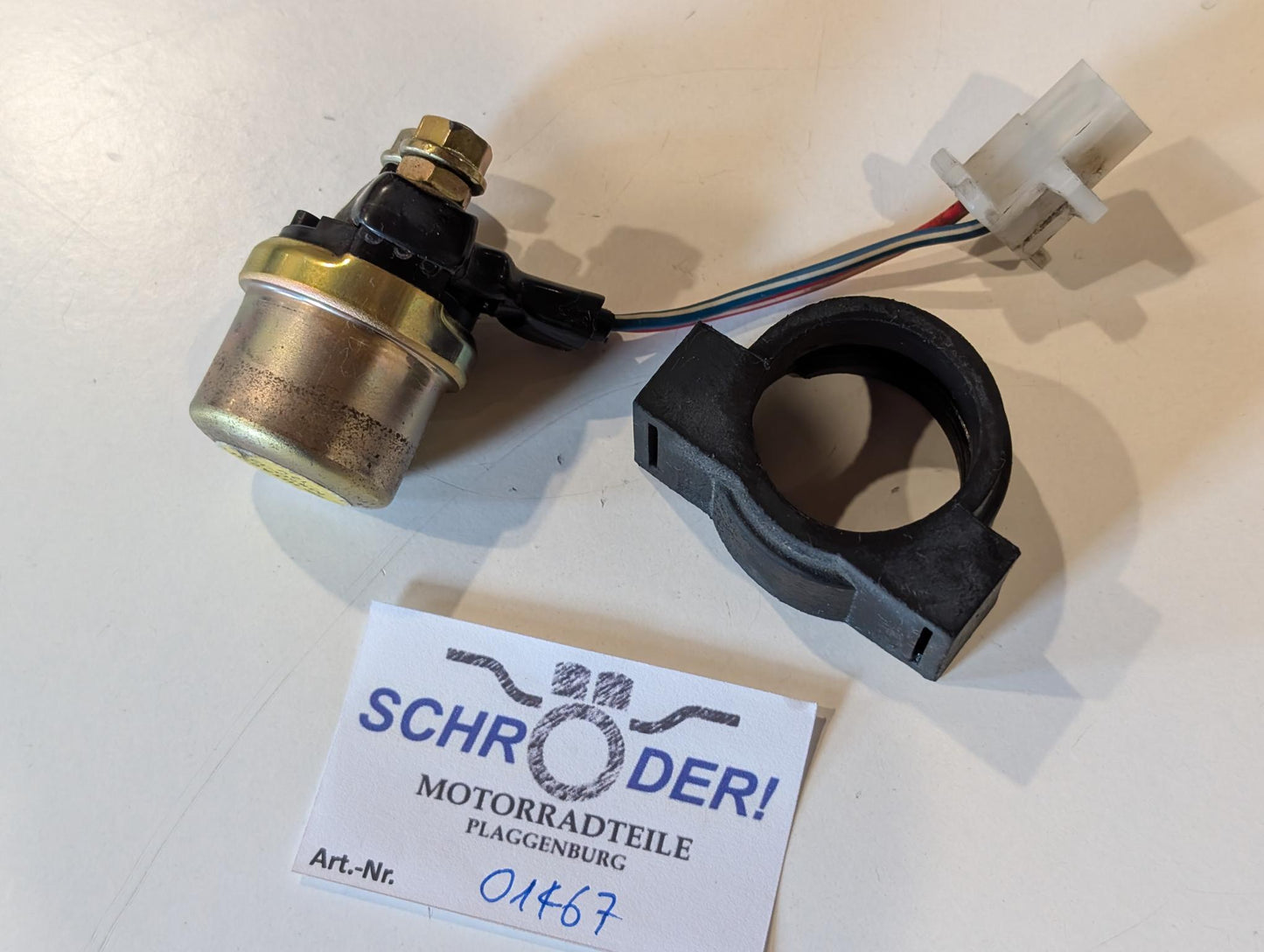 Yamaha XT600Z 3AJ Anlasserrelais 3AY-81940-00 mit Gummihalter gebraucht