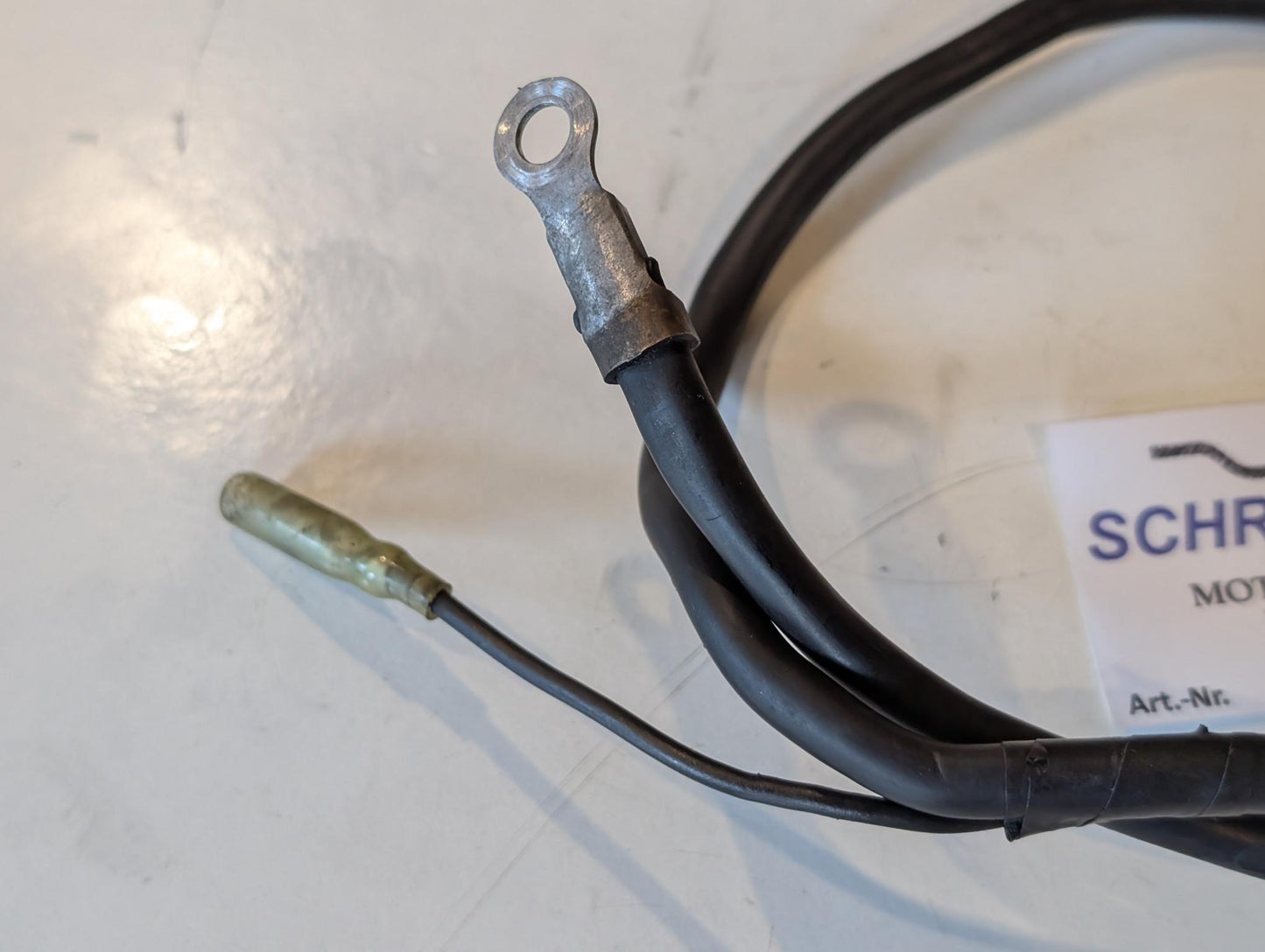 Yamaha XT600Z 3AJ Anlasserkabel Batteriekabel Minuskabel schwarzes Negatives Kabel 1VJ-82116-00 gebraucht