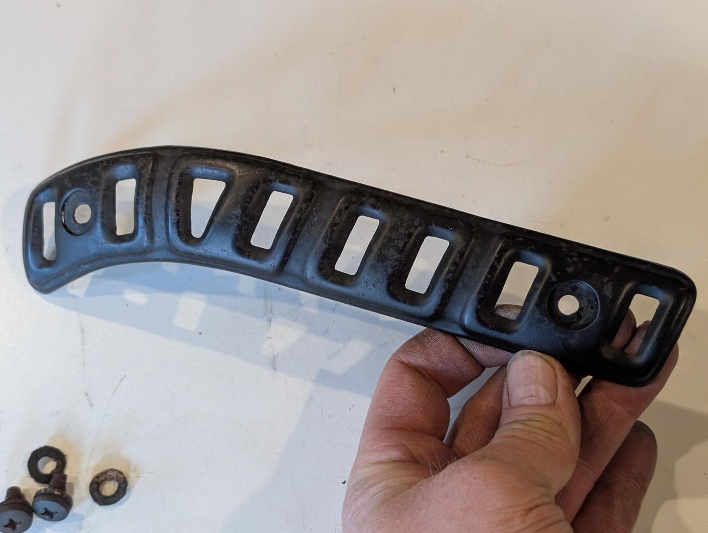 Yamaha XT600Z 3AJ Hitzeschutzblech Hitzeblech 34K-14628-01 Krümmer Auspuff gebraucht