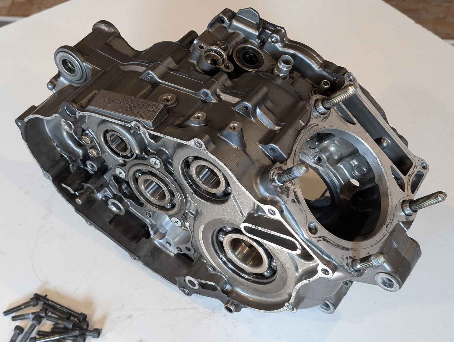 Yamaha XT600Z 3AJ Kurbelgehäuse 3DS-15100-00 Kurbelwellengehäuse Motorgehäuse Kurbelgehäuseeinheit gebraucht