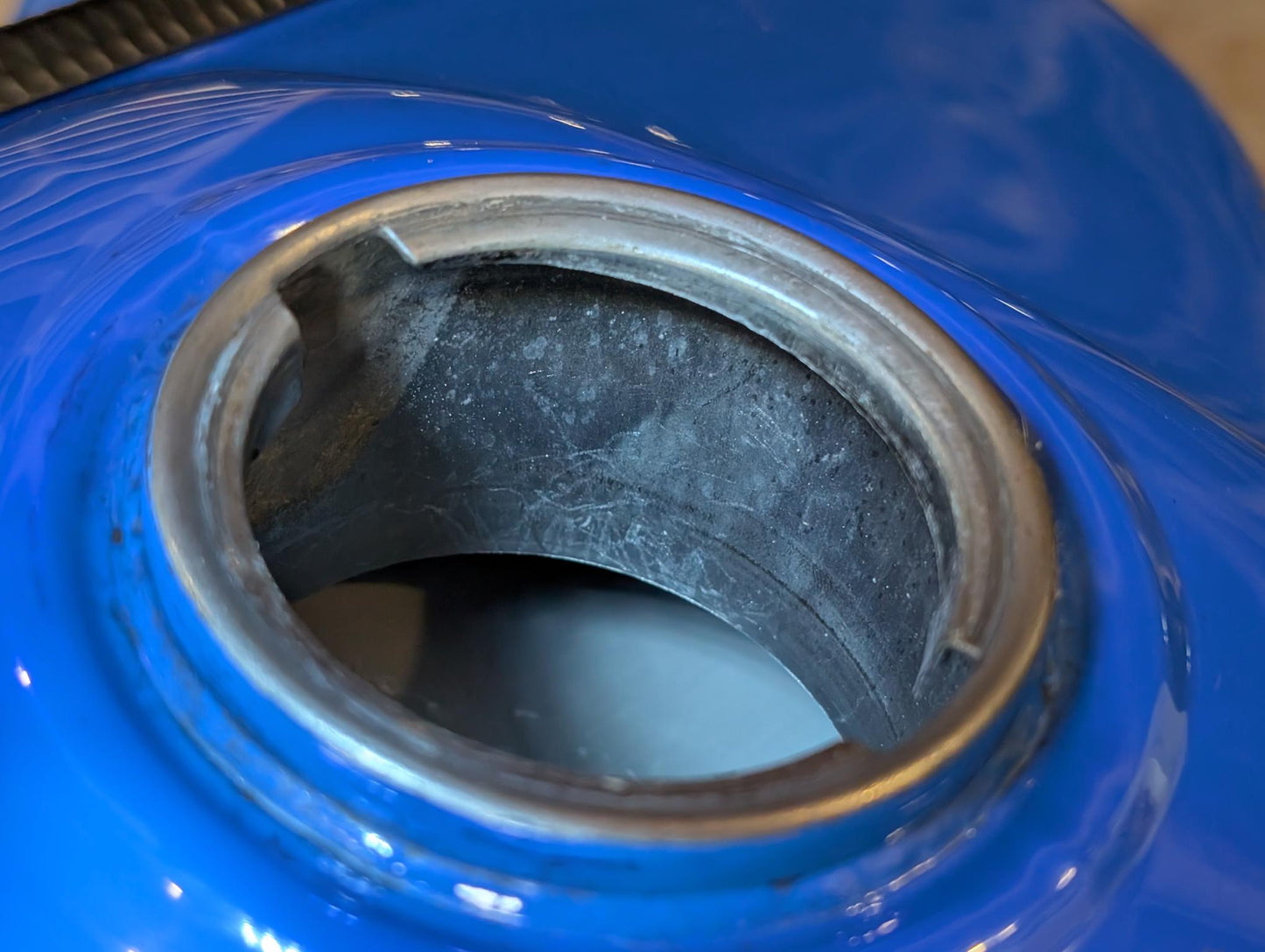 Yamaha XT600Z 3AJ Benzintank Kraftstofftank 3AJ-24110 blau Faraway blue gebraucht