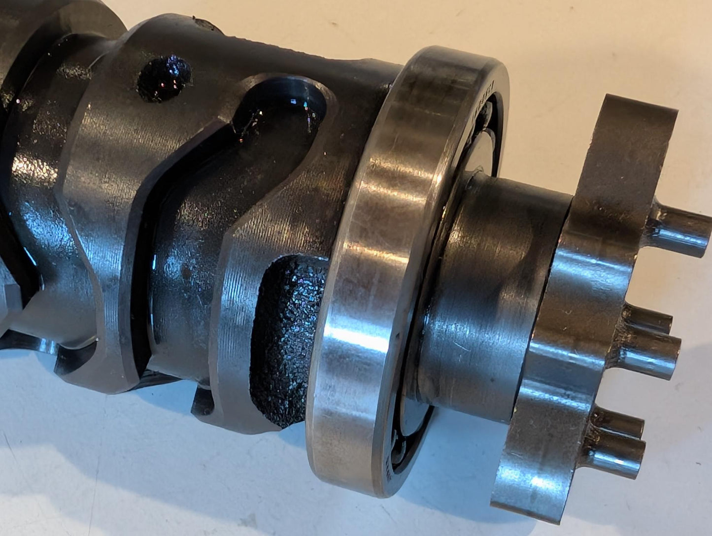 Yamaha XT600Z 1VJ 3AJ Schaltwalze 5Y1-18540-00 Schaltnockeneinheit und Raster 34K-18140-00 Anschlaghebeleinheit, gebraucht