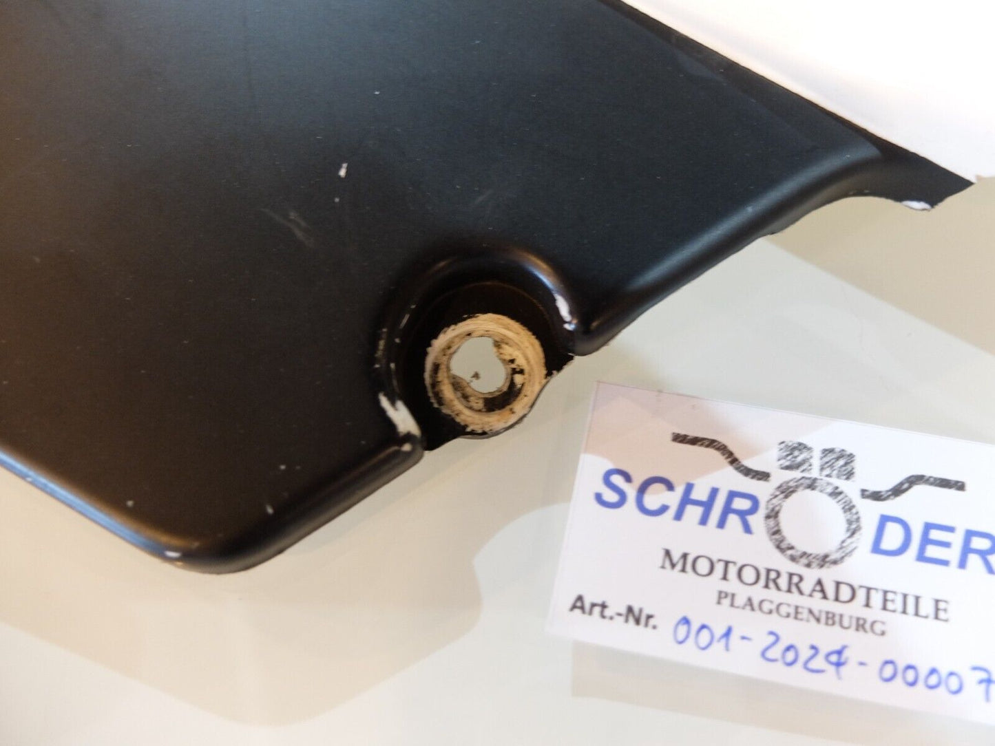 Yamaha XT600 2KF 2NF Original Seitendeckel links weiß-rot, gebraucht