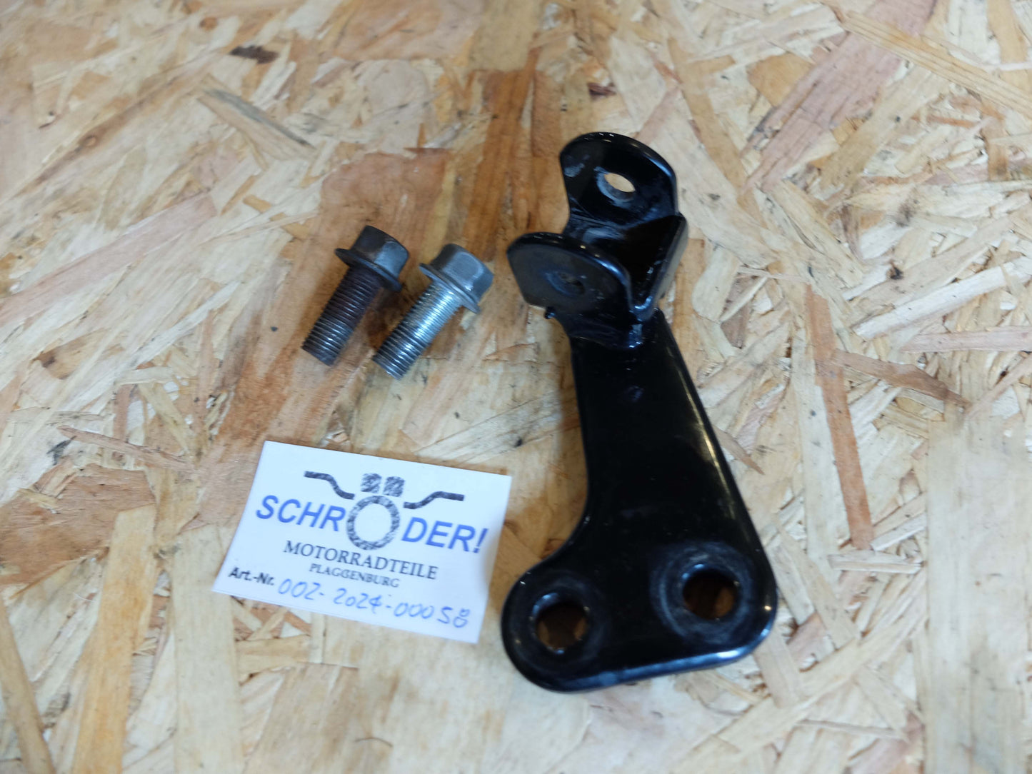 Yamaha XT600 2KF 2NF Fussrastenhalter vorne links Schraube, gebraucht, gepulvert