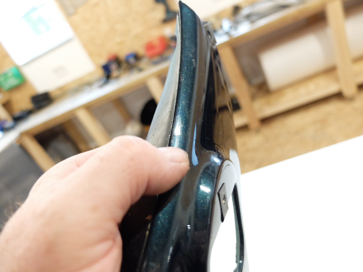 Yamaha GTS1000A 4BH Seitenverkleidung links grün 4BH-2835J-00