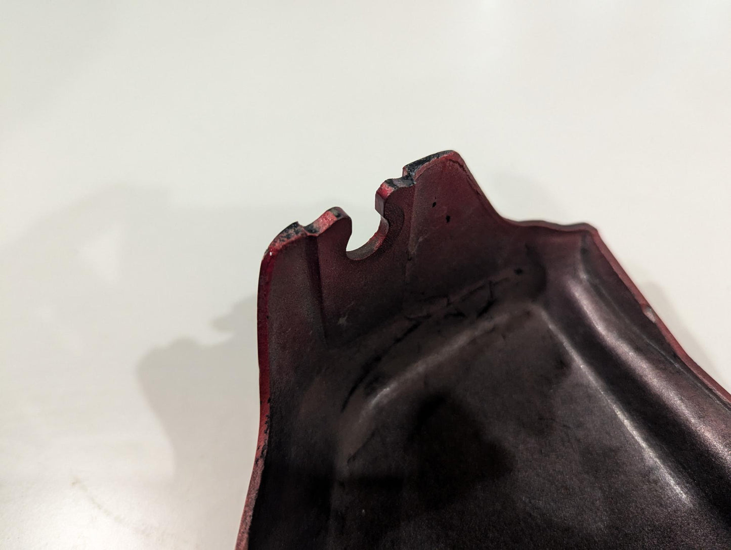 Yamaha XV750 5G5 Seitenverkleidung rot links