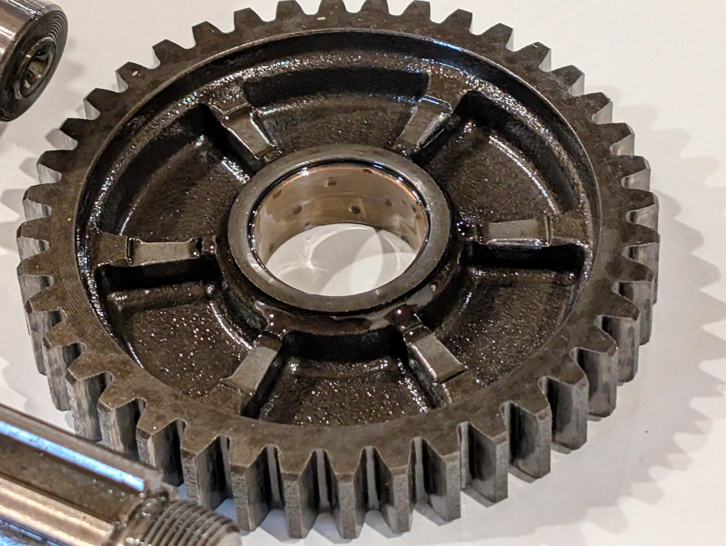 Yamaha XV750 5G5 beide Getriebewellen Hauptgetriebe, gebraucht