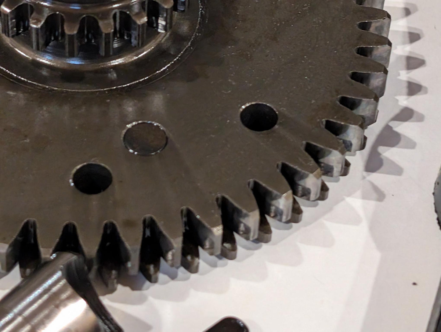 Yamaha XV750 5G5 Steuerkette, Zahnrad und Führung Zylinder vorne, gebraucht