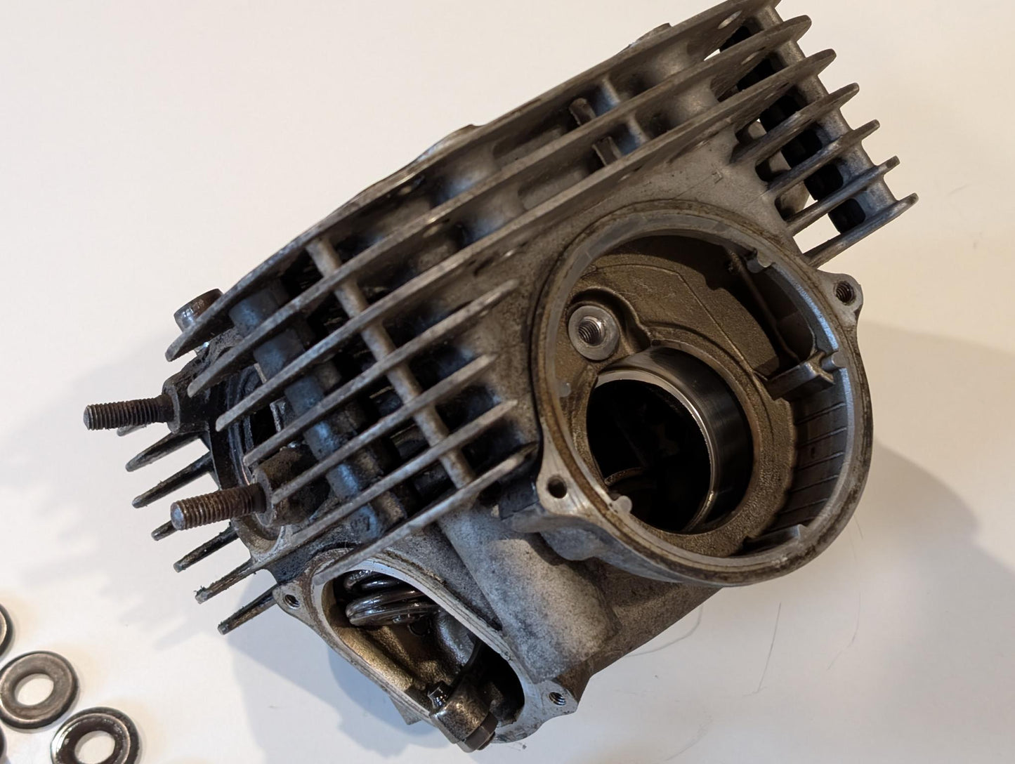 Yamaha XV750 5G5 Zylinderkopf vorne inkl. Nockenwelle und Ventilen