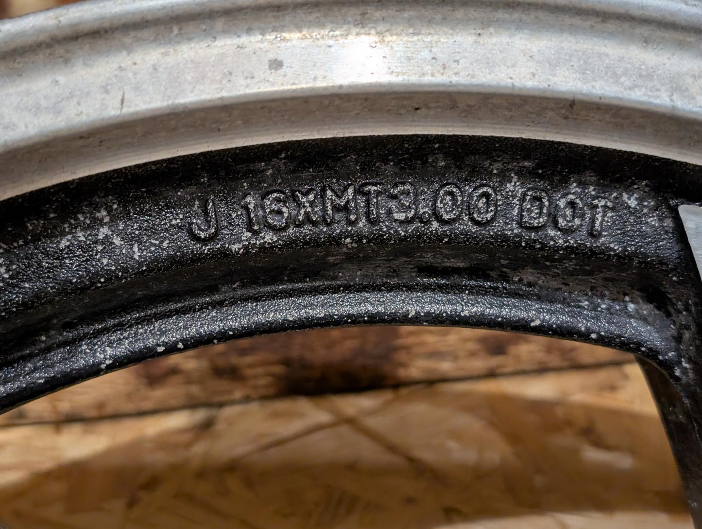 Yamaha XV750 5G5 Hinterradfelge, 16Zoll, J16xMT3.00, gebraucht