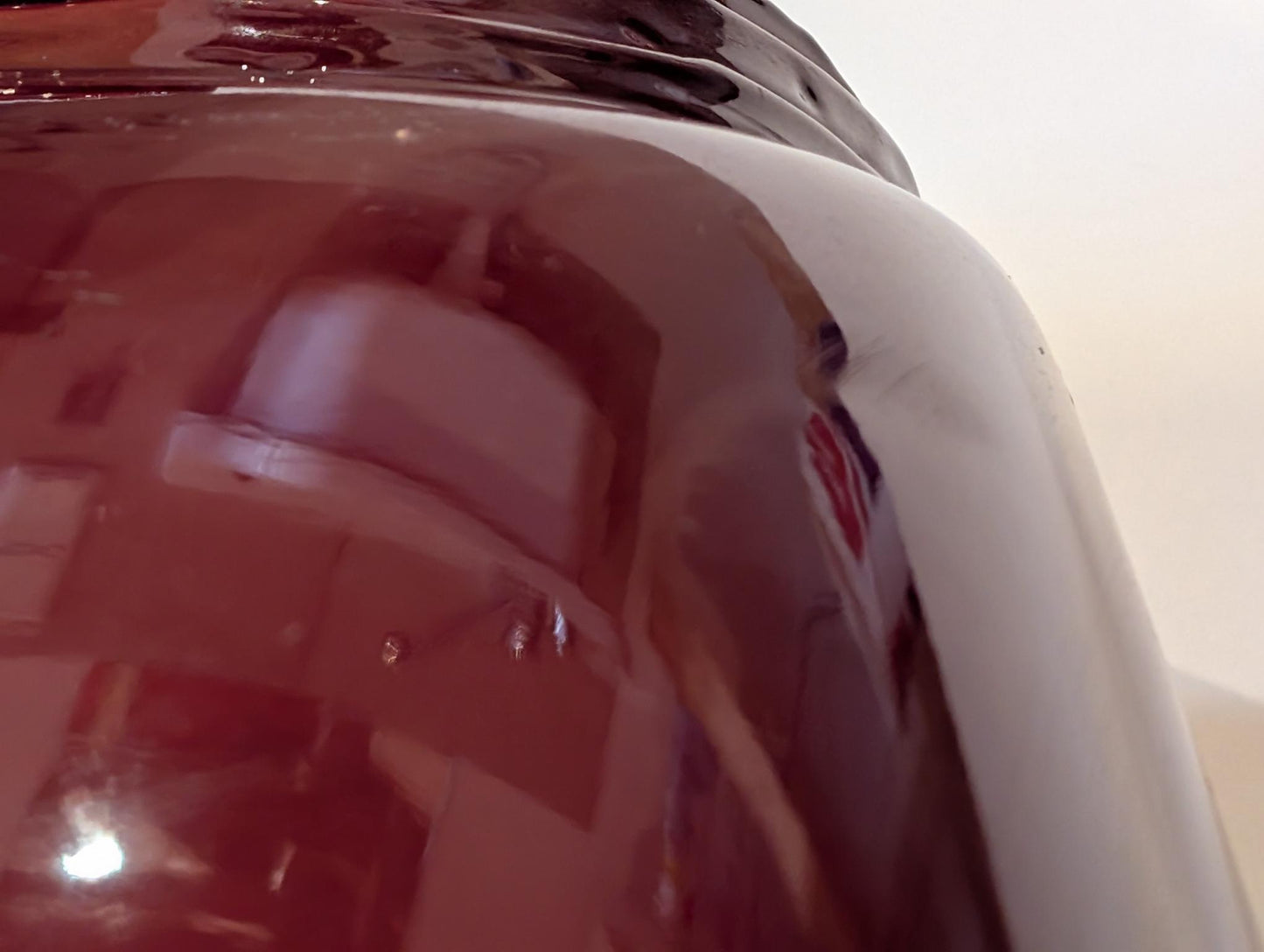 Yamaha XV750 5G5 Tank Benzintank Kraftstofftank Tropfentank rot, gebraucht