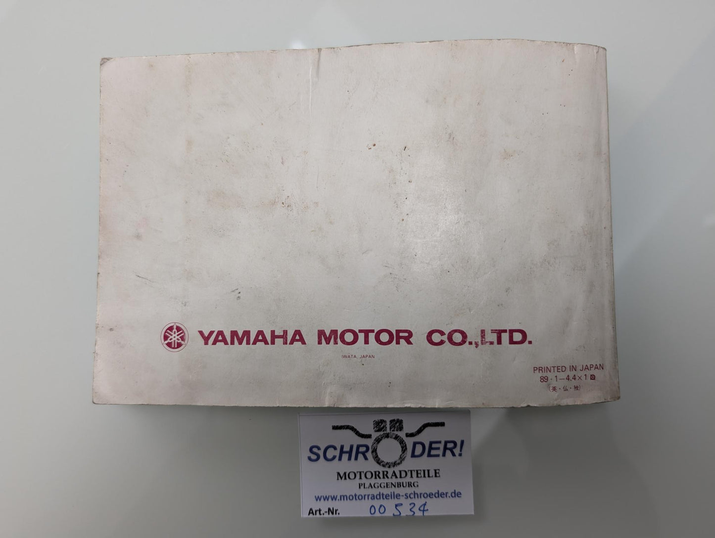 Yamaha XTZ750 3LD Tenere Original Betriebsanleitung 3LD-28199-80