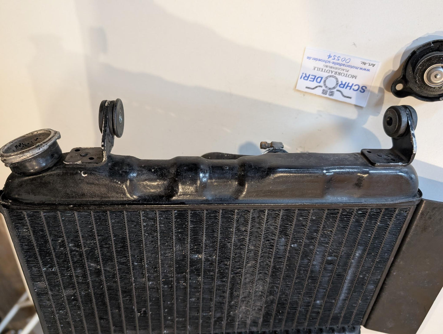 Yamaha TZR125 4FL Kühler 4FL-12461-00 inkl. Deckel 4FL-12462-00 und Schutz 4FL-12467-00