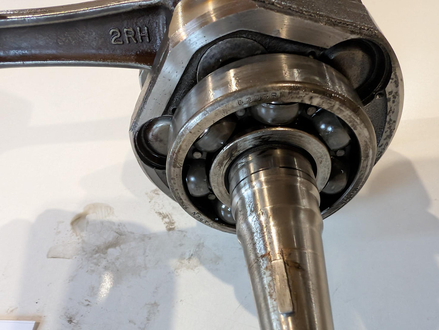 Yamaha TZR125 4FL Kurbelwelle 4FU-11400-00 inkl. Nadellager, gebraucht