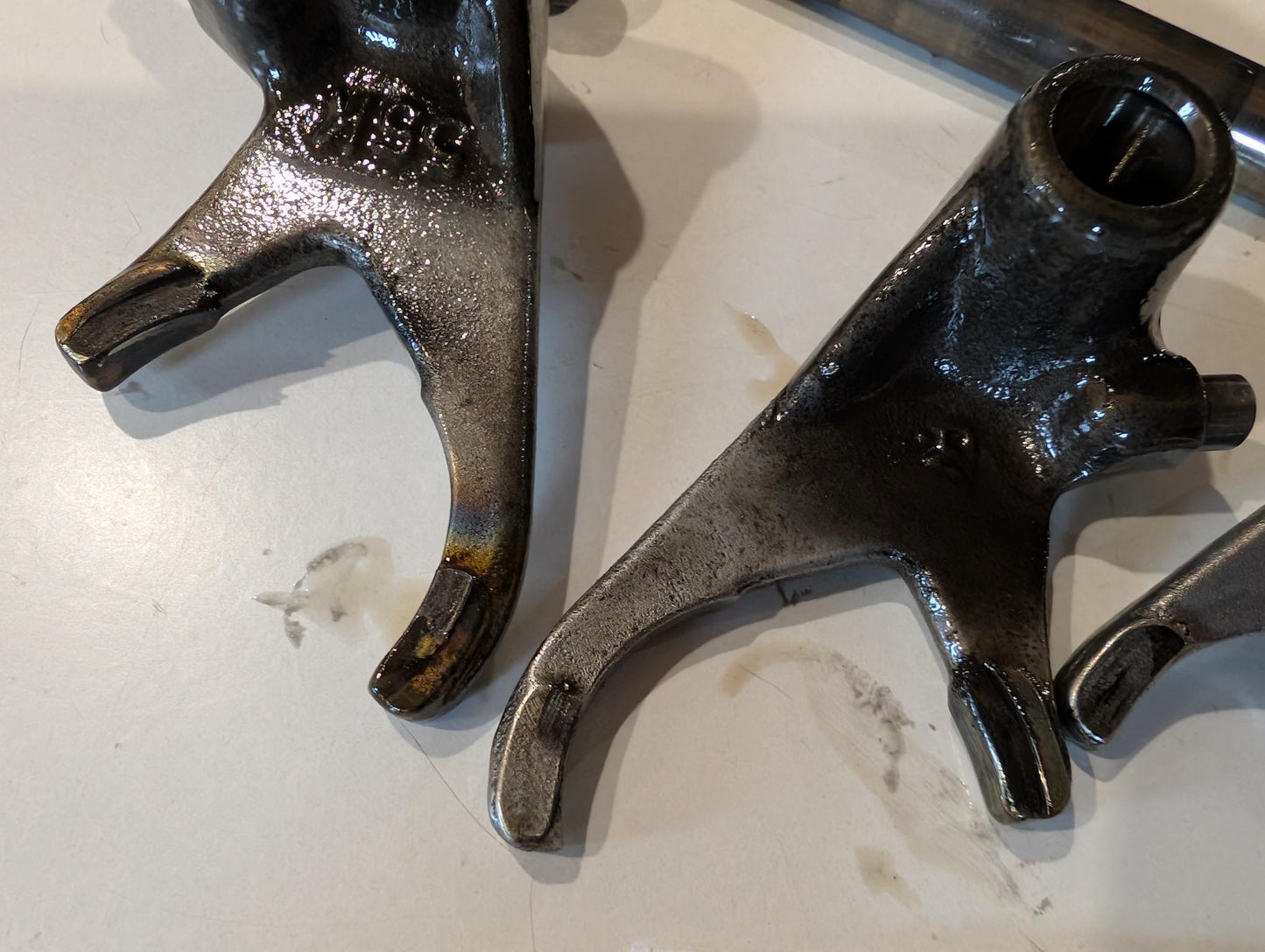 Yamaha TZR125 4FL Schaltwalze 3XP-18540-00 und Schaltgabeln, gebraucht