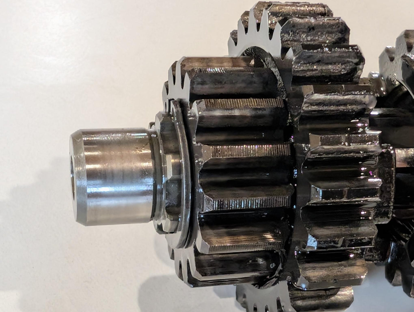 Yamaha TZR125 4FL Hauptgetriebewelle 3MB-17411-01, Gangrad 6 defekt