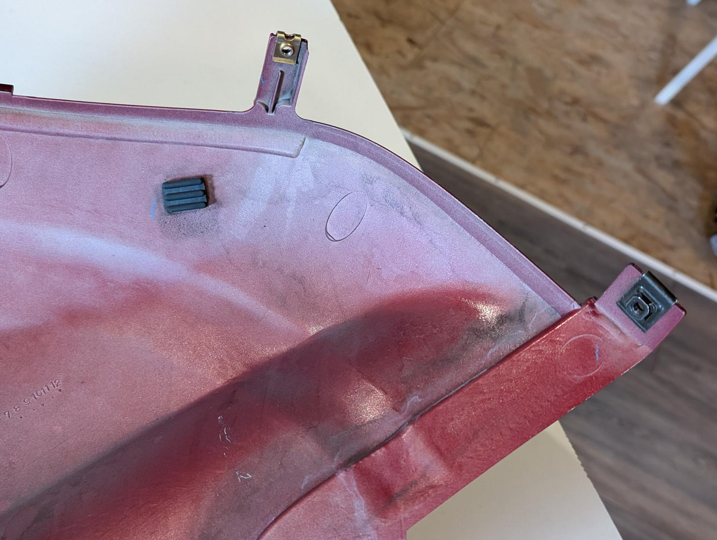 Yamaha GTS1000A 4BH Seitenverkleidung rechts rot 4BH-2835K-00, gebraucht