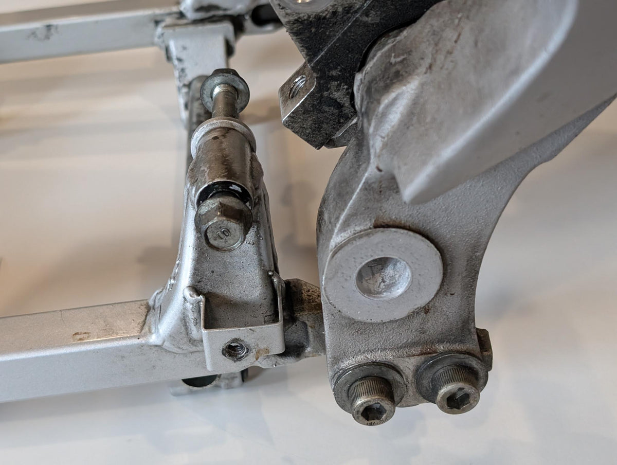 Yamaha GTS1000A 4BH Hauptrahmen Omega Chassis 4BH-21110-00 mit Zulassungsbescheinigung Teil I und II gebraucht