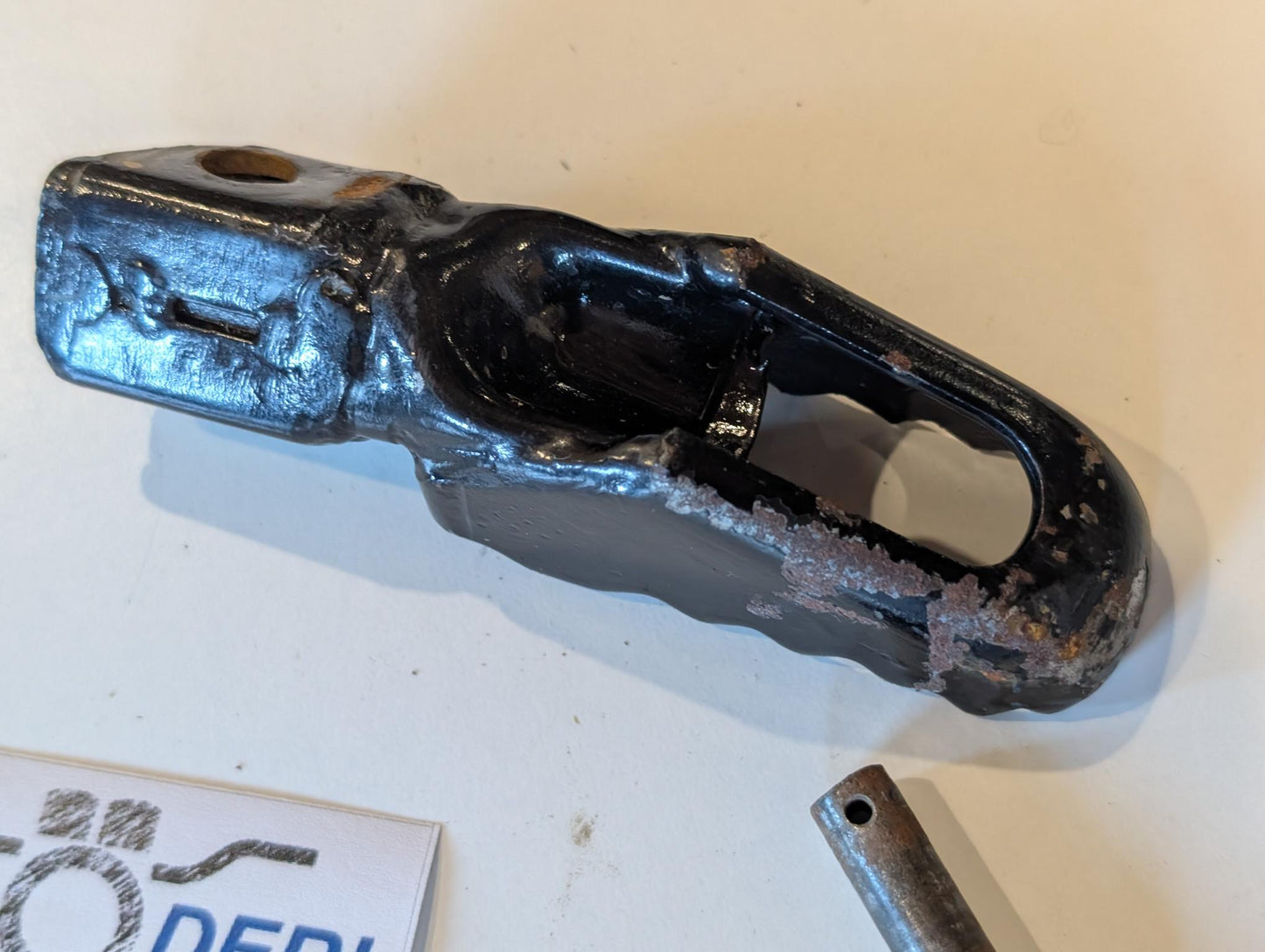 Yamaha DT175MX 2K4 Fussraste rechts vorne inkl. Feder und Bolzen, gebraucht