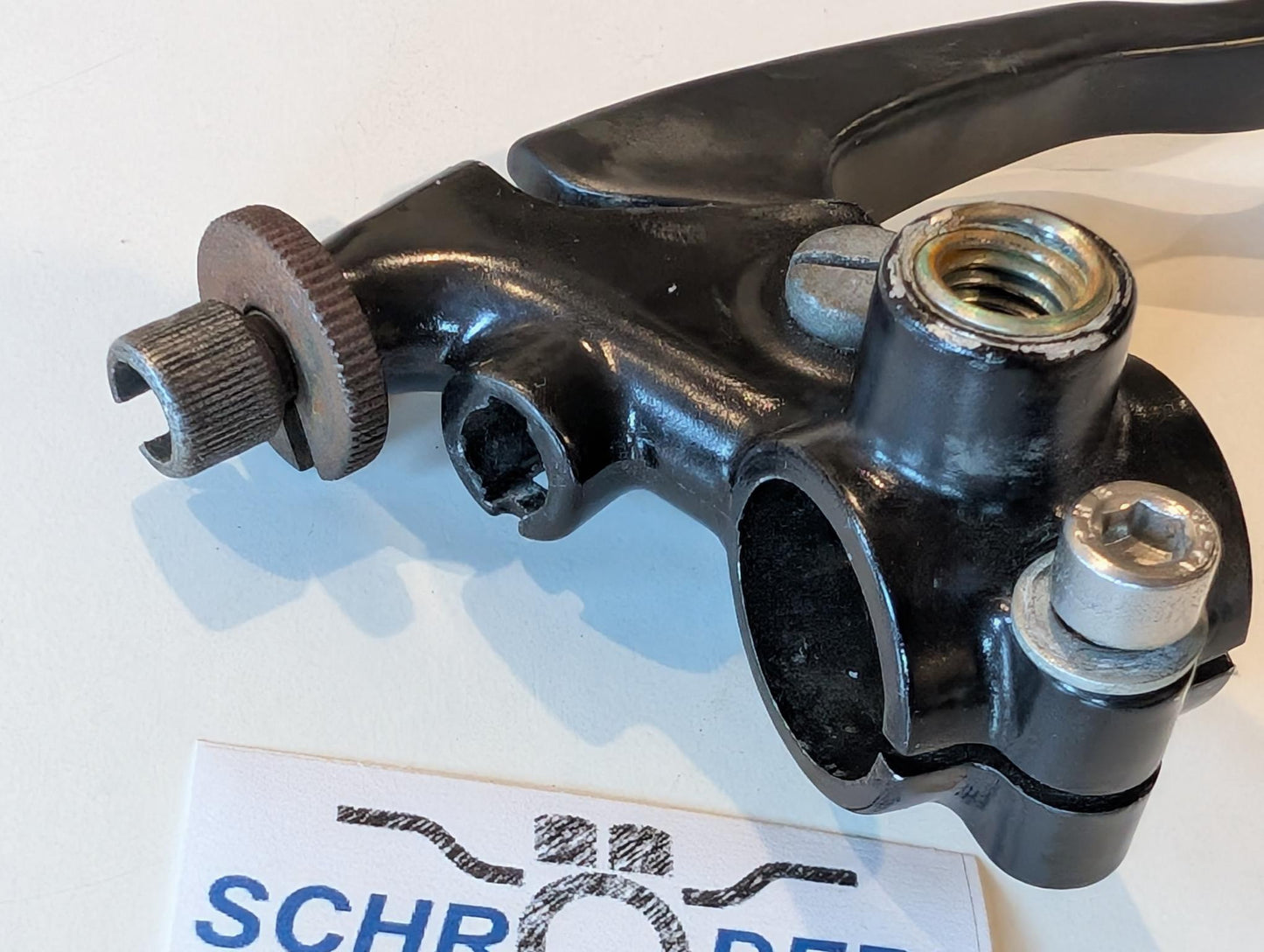 Yamaha DT175MX 2K4 Bremshebelhalter Spiegelhalterung Bremshebel, gebraucht