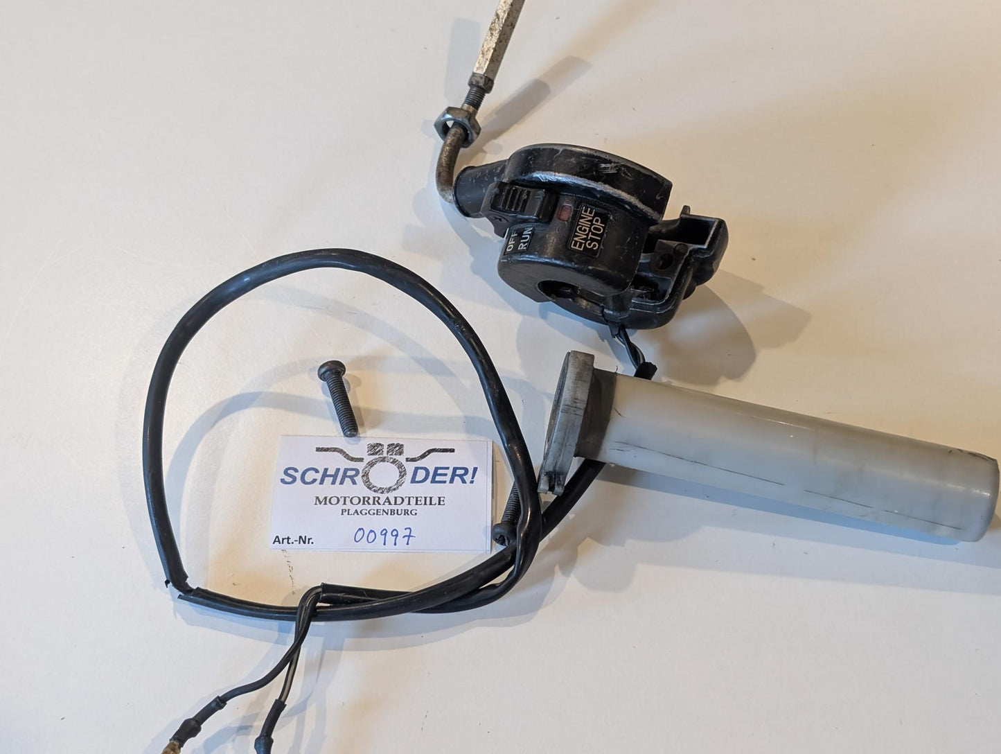 Yamaha DT175MX 2K4 Gasgriff Start Stop Schalter, gebraucht