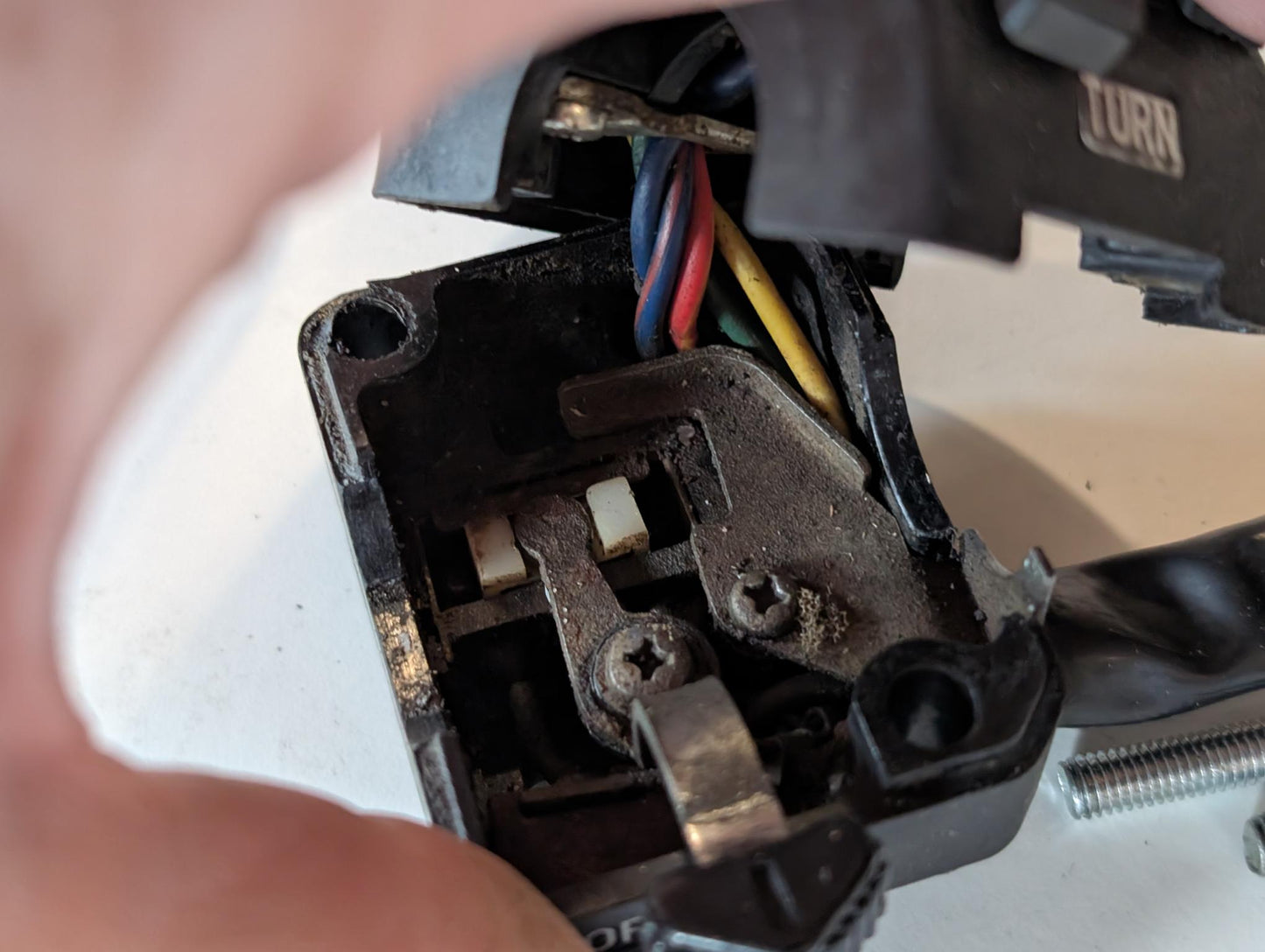 Yamaha DT175MX 2K4 Lenkerschalter links Blinkerschalter Lichtschalter Hupenschalter, gebraucht