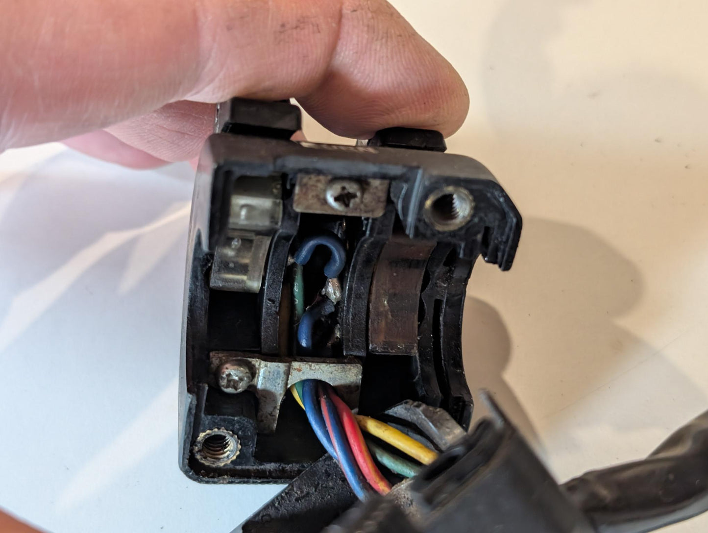 Yamaha DT175MX 2K4 Lenkerschalter links Blinkerschalter Lichtschalter Hupenschalter, gebraucht