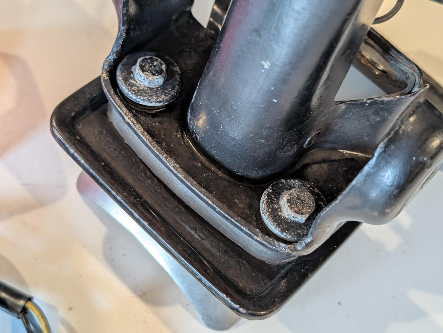 Yamaha DT175MX 2K4 Rücklicht Rücklichthalter Kennzeichenhalter Blinkerhalter, gebraucht