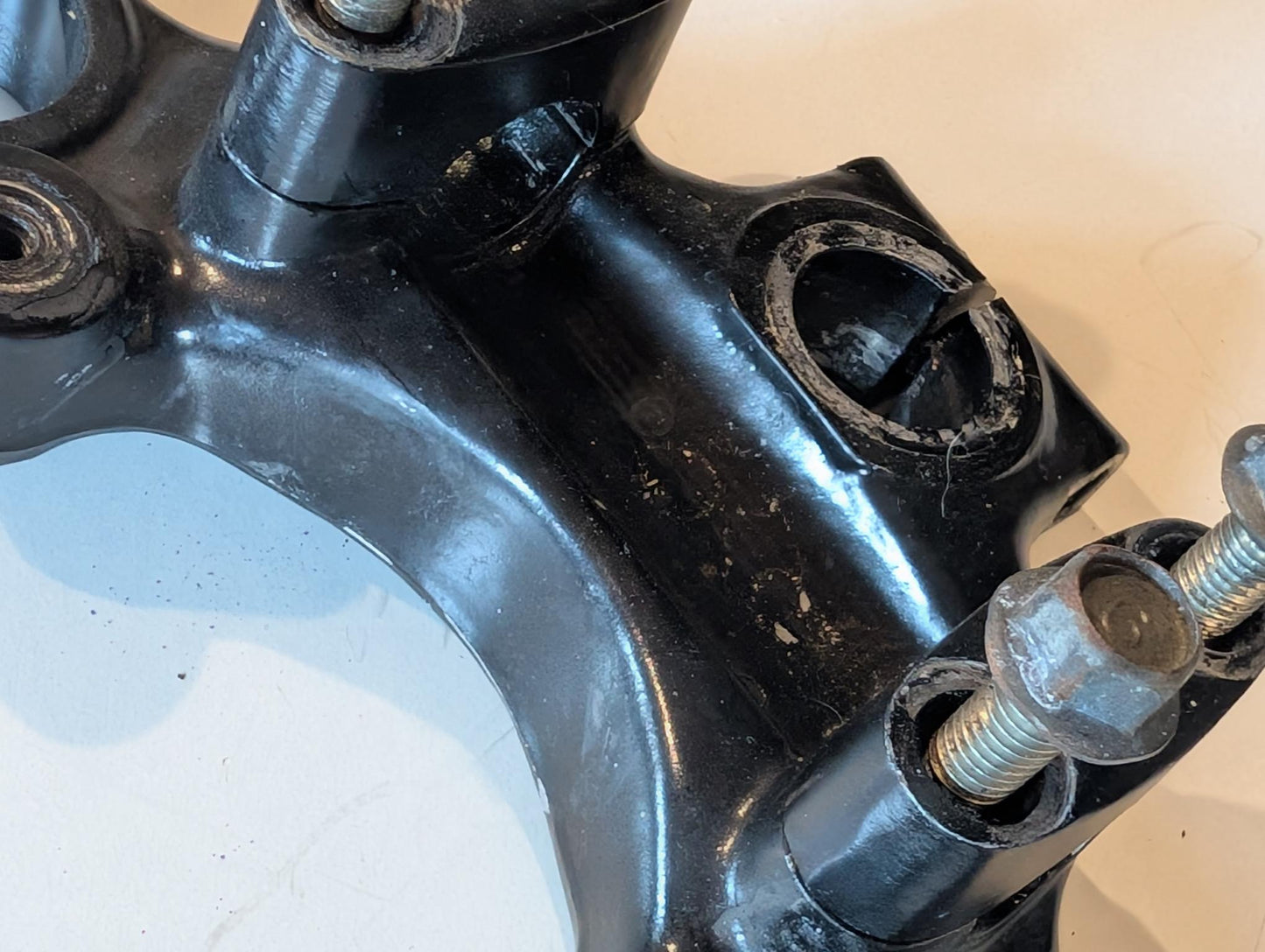 Yamaha DT175MX 2K4 Lenkerkrone Lenkerhalter Gabelbrücke, gebraucht