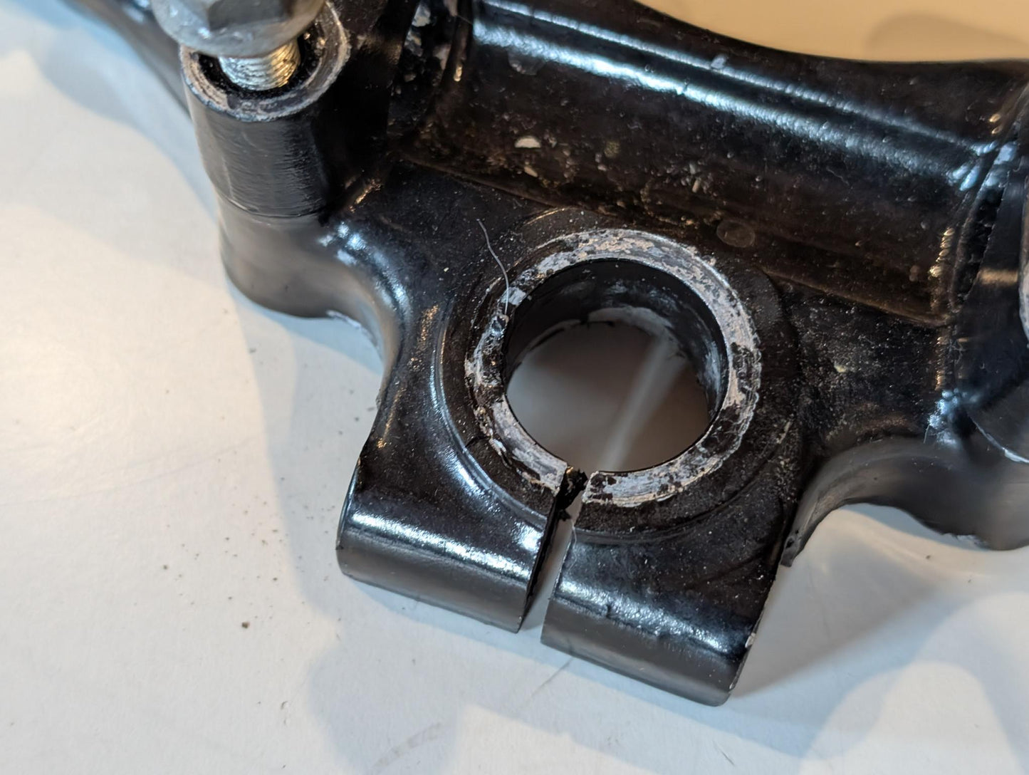 Yamaha DT175MX 2K4 Lenkerkrone Lenkerhalter Gabelbrücke, gebraucht