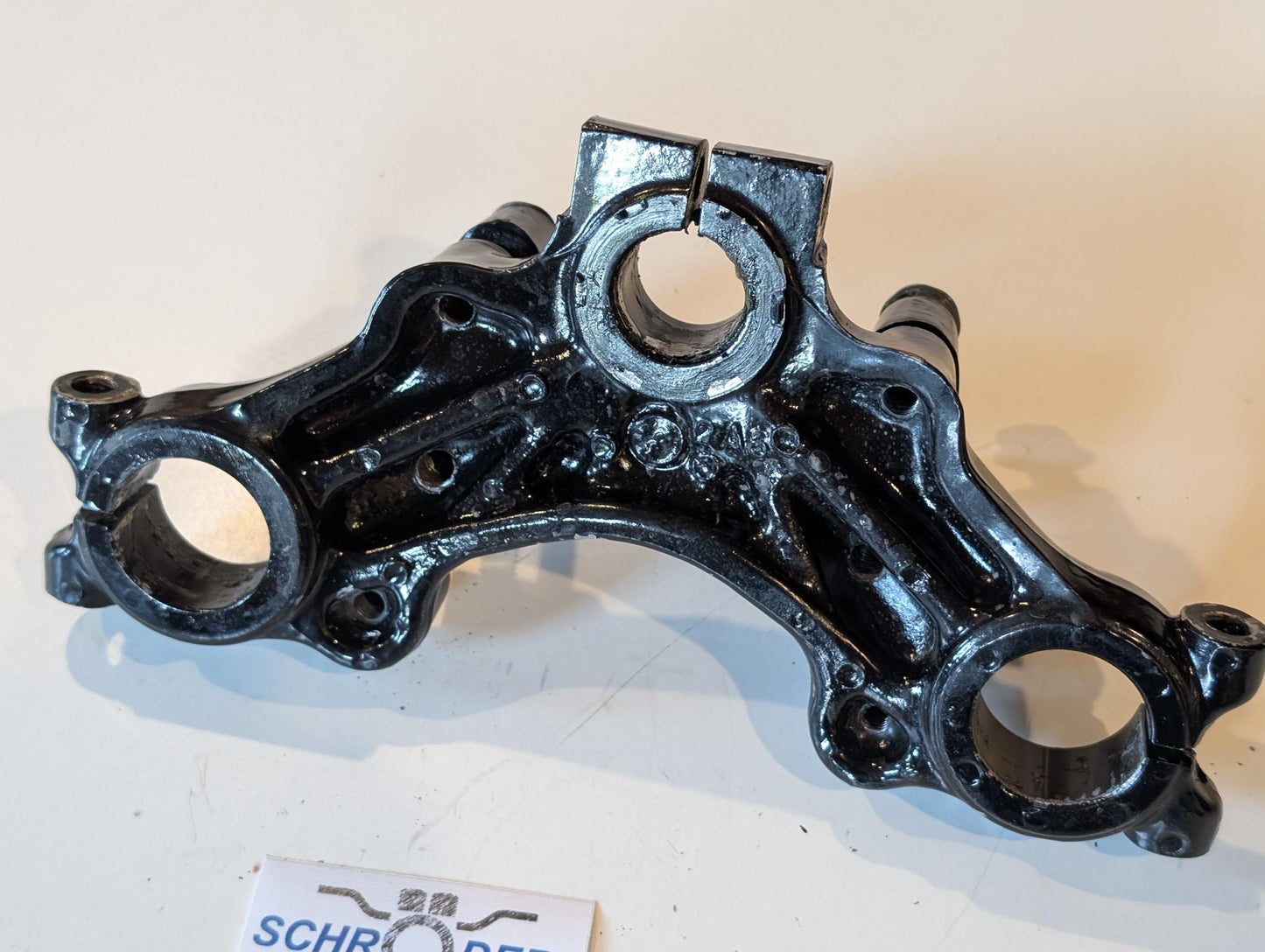 Yamaha DT175MX 2K4 Lenkerkrone Lenkerhalter Gabelbrücke, gebraucht